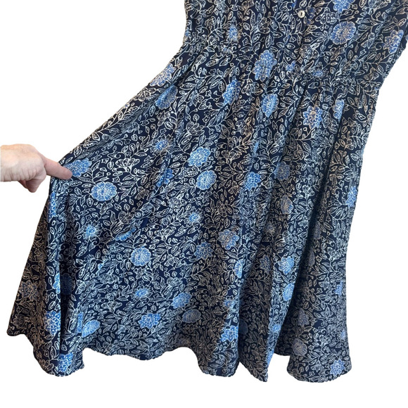 GARNET HILL 100% Silk Shirt Dress - Picture 9 of 12